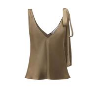 JW Anderson - Sleeveless Silk Top - Femme - Tops - Vert - Taille: 36 FR