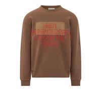 JW Anderson - SweaT-shirt Oiseaux Peints - Homme - Sweatshirts et sweats à capuche - Brun - Taille: S