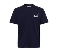 JW Anderson, Homme, Tops, Bleu, Taille: S T-Shirt Décontracté en Coton