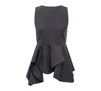 JW Anderson - Top Péplum Sans Manches - Femme - Tops - Bleu - Taille: 40 FR