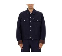 JW Anderson - Veste à revers - Homme - Vestes - Bleu - Taille: M