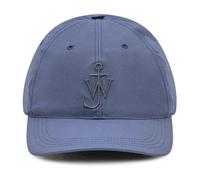 JW Anderson - Waxed Cotton Baseball Cap - Homme - Accessoires - Bleu - Taille: ONE Size