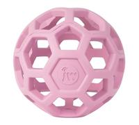 JW - HOL-EE Roller - Jouet Amusant et Polyvalent pour Chien - Balle à Poursuivre pour Chien - Solution de Stimulation Mentale - Taille Small - Diamètre de 7,5 cm - Couleur Rose