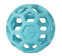 JW - HOL-EE Roller - Jouet Amusant et Polyvalent pour Chien - Balle à Poursuivre pour Chien - Solution de Stimulation Mentale - Taille Small - Diamètre de 7,5 cm - Couleur Bleu