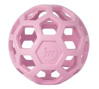 JW - HOL-EE Roller - Jouet Amusant et Polyvalent pour Chien - Balle à Poursuivre pour Chien - Solution de Stimulation Mentale - Taille Medium - Diamètre de 11,5 cm - Couleur Rose
