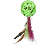 JW Jouet Cataction Feather Balle avec Queue à Chasser pour Chat