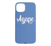 JW Org Cadeau de témoin de Jéhovah Agape Coque pour iPhone 15 Plus