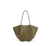 JW PEI Nala Largeur Sac Cabas pour Femme - Tissé Vert Olive