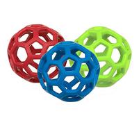 JW Pet Hole Lot de 3 balles à mâcher pour Chien Taille M 12,7 cm
