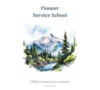 JW Pioneer Service School Notebook: A simple notebook designed for writing notes, keeping key points, and staying organized throughout the school.