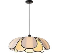 JWBXFYXW Pendante Light Bedroom Bohemian Flower Chandelier Tissu tissée de la Cuisine à Chasse d'eau tissée à Lampe tissée Boho (80 cm)