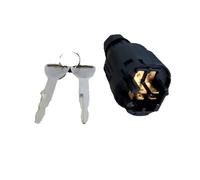 JWDAWN Interrupteur d'allumage à clé 57510-23340-71 57590-23342-71 3 positions 4 broches pour chariot élévateur 5FD 6FD 7FD 5FB 6FB 6FB 7FB 10-30 Démarrage marche/arrêt