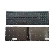 JWEINENL RU FR GR SP, Compatible for Lenovo, Compatible for IdeaPad,320-15IKB 320-15ABR-15AST-15IAP NoBacklight Gris Touche d'alimentation Clavier for Ordinateur Portable(HB Backlight Blue)