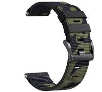 JWFBDB Bracelet en nylon 20 mm 22 compatible for Garmin Vivoactive 4 5 6/Venu 3/2 Forerunner 265 255 245 570 Active 5/Vivomove Trend(Camouflage,22mm)