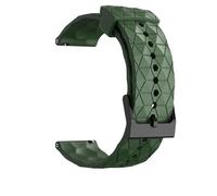 JWFBDB Bracelet en silicone 20 mm/22 mm for Samsung Galaxy Watch 7/6/5/4 44/40 6/4 Classic Universal Band for Huawei GT3 4Pro(Green,20mm)