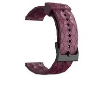 JWFBDB Bracelet en silicone 20 mm/22 mm for Samsung Galaxy Watch 7/6/5/4 44/40 6/4 Classic Universal Band for Huawei GT3 4Pro(WineRed,20mm)