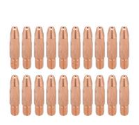 JWFBDB Buses de soudage en cuivre 24KD 0,8/0,9/1,0/1,2 mm M6*28 for torche MIG/MAG, compatibles for les buses for gaz Binzel(0.9mm,20PCS)