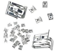 JWFBDB Clips for fixation intérieurs en métal for tableau for bord for Console for voiture, 10 for 50 pièces, panneau décoratif universel for automobile(50PCS)