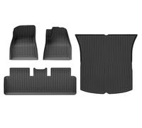 JWFBDB Fit for Tesla Model Y Launch 2025+ Juniper TPE Floor Mat & Cargo Liner All Weather Trunk Mats Seat Backrest(Floor Trunk,Right Hand Drive)