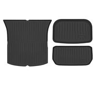 JWFBDB Fit for Tesla Model Y Launch 2025+ Juniper TPE Floor Mat & Cargo Liner All Weather Trunk Mats Seat Backrest(Trunk 3in1,Right Hand Drive)
