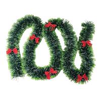 JWFBDB Guirlande de Noël en Forme Flocons Neige 2 m, décoration for Sapin, Guirlande métallique torsadée for Suspendre au Plafond, for Les fêtes du Nouvel an(P2)