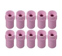 JWFBDB Lot de 10 embouts de sablage en céramique rose (4,5/5/6/7 mm) - Accessoires for sablage(6mm)
