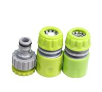 JWFBDB Lot de 3 adaptateurs raccord tuyau d'arrosage 1/2 pouce, connecteur rapide for robinet d'eau, s'applique au, joints d'irrigation 16 mm, réparation bouchon d'engrenage