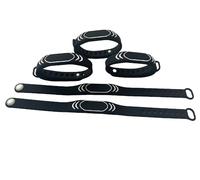 JWFKWNH NTAG213 NFC Bracelet intelligent de contrôle d'accès étanche, bracelet de gestion RFID de 13,56 MHz (Noir)