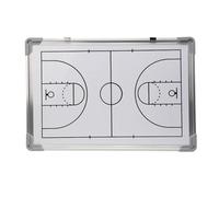 jwfxiaodige Tableau Blanc Double Face, Plaquette Basket Coach avec Stylo Aimants, Panneau Tactique Basketball, Planche de Stratégie D'entraînement, Outils Pédagogiques, Tableau Blanc Double Face