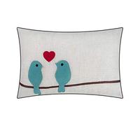 JWH JW Imprimé Couvre-lit Taies d'oreiller Autruche décoratifs Housse de Coussin Maison Canapé Chaise de Voiture Décor Taie d'oreiller, Polyester & Polyester mélangé, 2birds, 12 x 18 inch