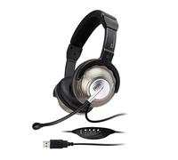 jWIN in JBM55 Casque stéréo pour PC/Gaming avec Microphone et contrôle numérique du Volume en Ligne/USB