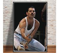 JWJQTLD Impression sur Toile Mercury Rock Freddie Musicien Rhapsody Affiche Et Impressions Toile Peinture Mur Art Photo Vintage Décoratif Décor À La Maison, 21X30 Cm sans Cadre