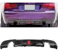JWJVG Becquet De Diffuseur Pare-Chocs Arrière pour BMW 3 Series E90 E91 M Sport 2005-2012,Anti-Rayures Diffuseur De Pare-Chocs Arrière De Voiture