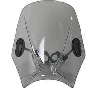 JWJVG Pare-Brise de Moto Déflecteurs de Vent pour Royal Enfield Bullet Meteor Classic 350 500,Coupe-Vent Protecteur de Visière Saute Vent Moto,A/Light Smoke
