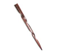 JWL (1) Rosewood Conical Spiral 6 Hair Stick Pick Pic Pin Fork - Hawaiian Style by JWL Hawnkoa