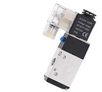 JWLINRKS Électrovanne pneumatique 3 Voies 2 Positions, contrôle directionnel de l'air 3V210-08 DC12V DC24V AC110V AC220V 1 pièces(3V210-08-w 8mm,DC 24V)