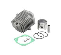 JWLPJSD Convient pour l'assemblage de Cylindre de Tondeuse à Gazon 40-6/411, Machine de découpe de Brosse, Moteur à Essence de désherbage, Accessoires de Segment de Piston