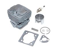 JWLPJSD Kit Cylindre-Piston 45 mm for BULLCRAFT KS-450/2, Castor 52 Power55 CP500 CP510, Stiga SB52 8540970 8540972 Réparation