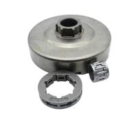JWLPJSD Pignon de Cloche d'embrayage 3/8" 7 Dents, roulement Cage adapté à la tronçonneuse 365 362 371 372 XP, pièce 503932471/503432001