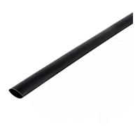 JWOO 3:1 Black Heat Shrink Tube No Glue, Polyolefin Protection Cable Sleeve(9MM*5 Meters)