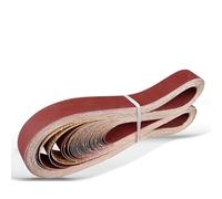 JWOO 5 pièces 50x2100mm Bandes abrasives 2 "x 82" Bandes abrasives en oxyde d'aluminium for Ponceuse à Bande Grain 36-1000 (Size : P80 120 240 320 600)