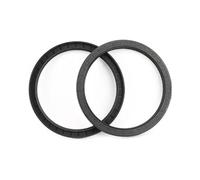 JWOO Joint d'étanchéité en Caoutchouc Nitrile butadiène, 2 pièces, Cadre NBR, ID 44mm 45mm, bagues d'étanchéité OD 50-95mm, épaisseur 4-16mm (Size : 45X50X10)