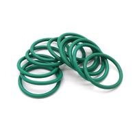 JWOO Joint torique Vert résistant à l'huile et aux acides, 5 pièces, CS 2 2.4 3.1 3.5 4 5mm FKM, Joint torique en Caoutchouc fluoré OD 32-70mm (Size : 43x35x4mm)