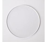JWOO Lot de 10 plaques Rondes en Acrylique d'une épaisseur de 1 à 10 mm, Feuilles Rondes Transparentes en Acrylique, Cercles en Acrylique, Fabrication de modèles DIY(11CM*6MM)