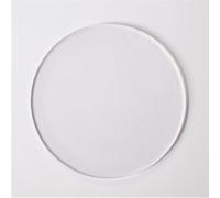 JWOO Plaque Circulaire en Acrylique Transparent, épaisseur 2/3/4/5/6 mm, Feuille Ronde en Verre Organique, 1 pièce(320MM*4MM)