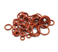 JWOO VMQ - Joint torique en Silicone Alimentaire Rouge CS 2mm, Joint torique en Caoutchouc OD 8~65mm for autocuiseur, Joint torique Haute température 10 pièces (Size : OD 9mm ID 5mm)