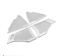 JWOZQ Couvercle De Haut Parleur Son Cadre Décoratif Voiture pour Mazda 3 BP 2019 2020 2021 2022 2023 Accessoires Audio Garniture,D/Silver 4pcs