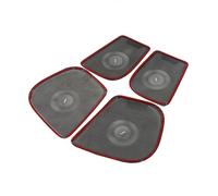 JWOZQ Couvercle De Haut Parleur Son Cadre Décoratif Voiture pour Toyota Land Cruiser Prado 150 J150 2010-2019 Accessoires Audio Garniture,B/Black