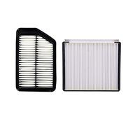 JWOZQ Filtre à Air D'habitacle pour Hyundai Avante MD 2013-2015 1.6L 1.6MT 1.6AT 281133X000 Automobile Pièces Moteur Élément Filtrant De Climatisation Pollen,E/2 Pcs Filter Set B