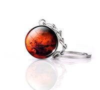 JWPavilion Porte-clés avec pendentif planète du système solaire phosphorescent, Mars, taille unique